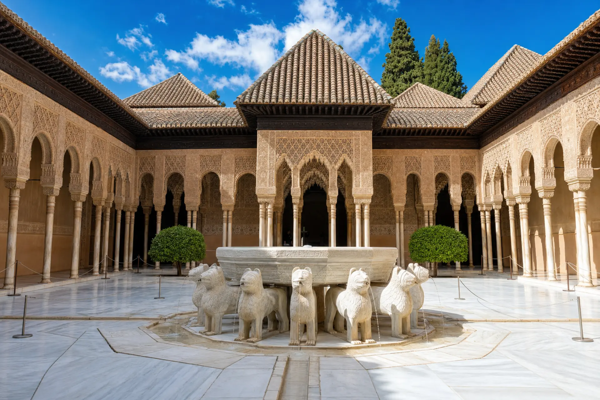 Alhambra - maurský palác v Granadě