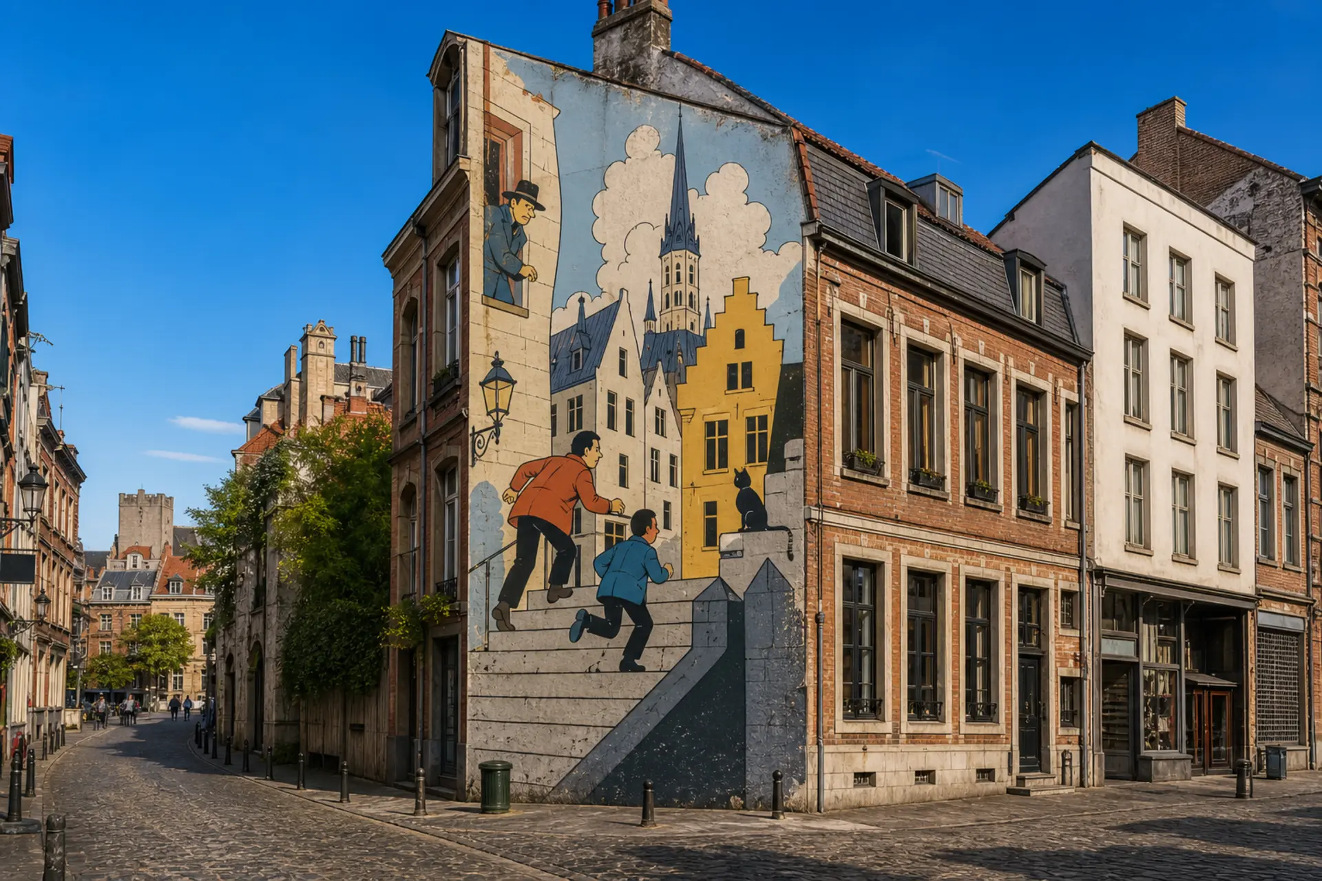 Brusel - komiksové muzeum a muraly