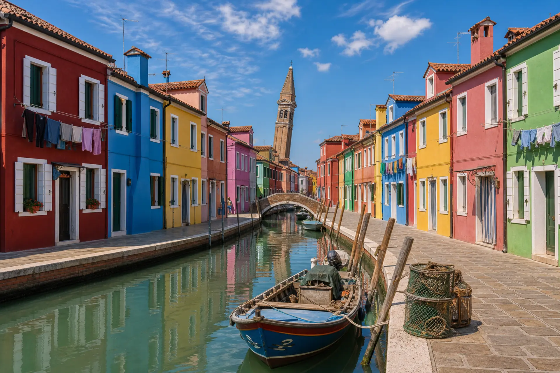 Burano - barevný rybářský ostrov