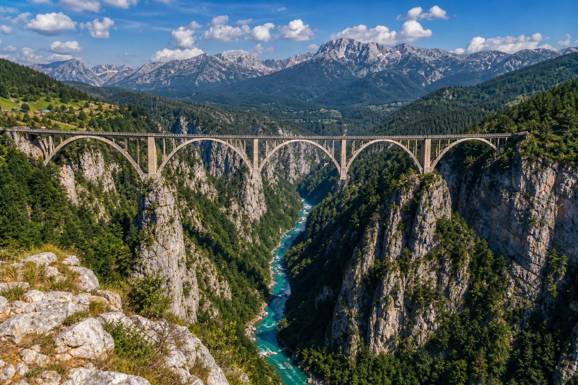 NP Durmitor a kaňon Tara - UNESCO
