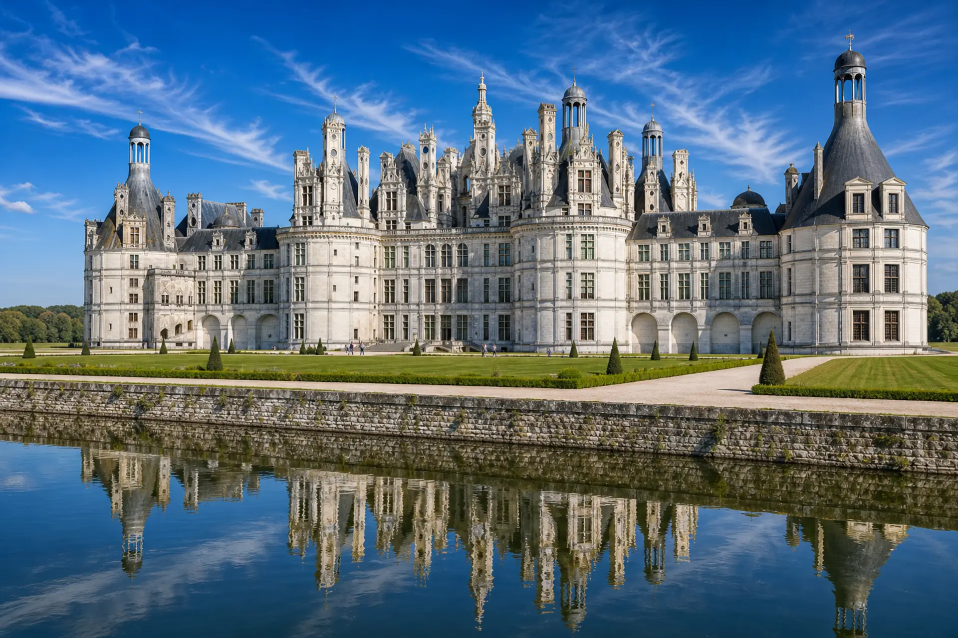 Zámek Chambord na Loiře