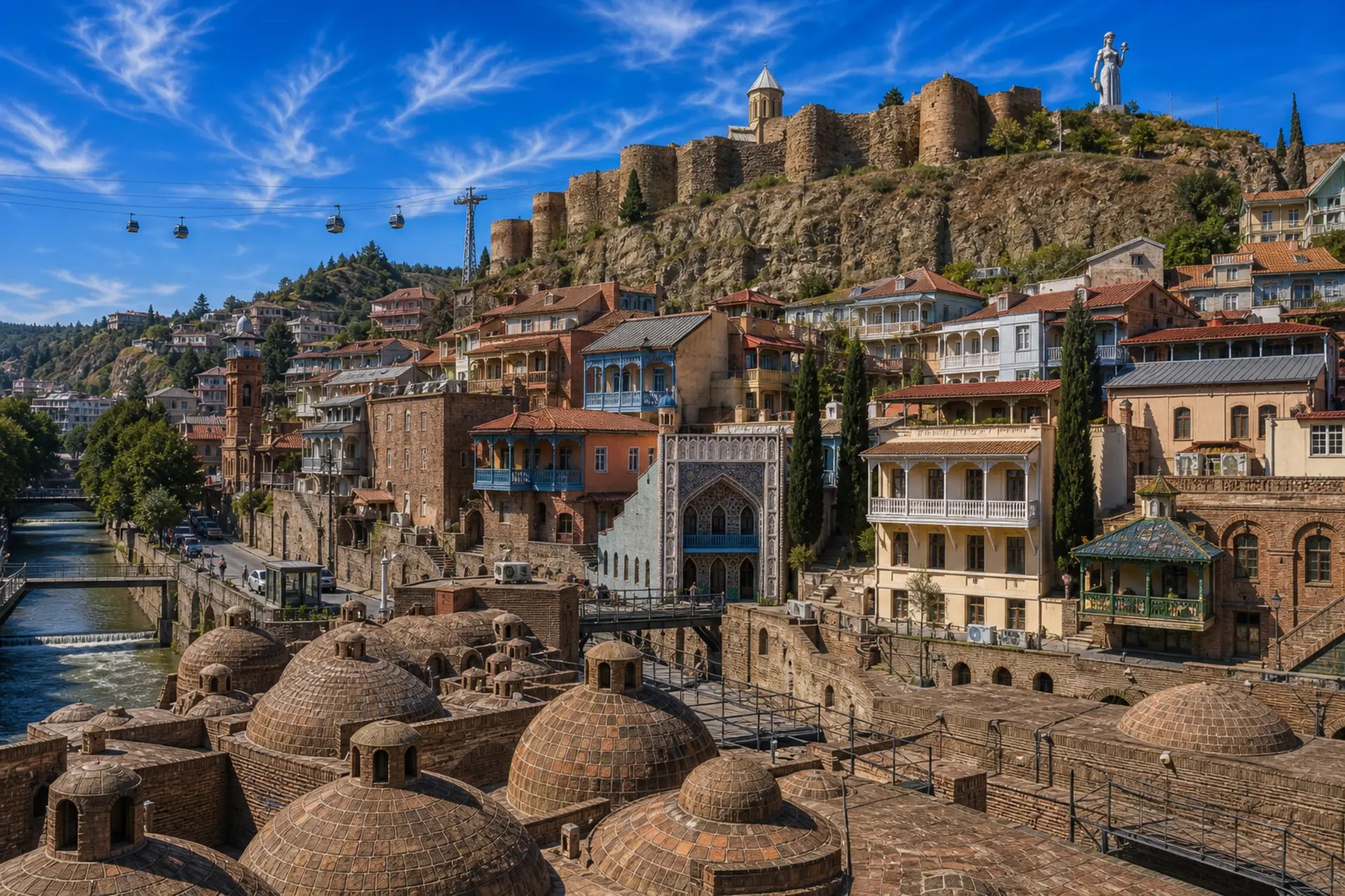 Tbilisi - Old Town a Abanotubani