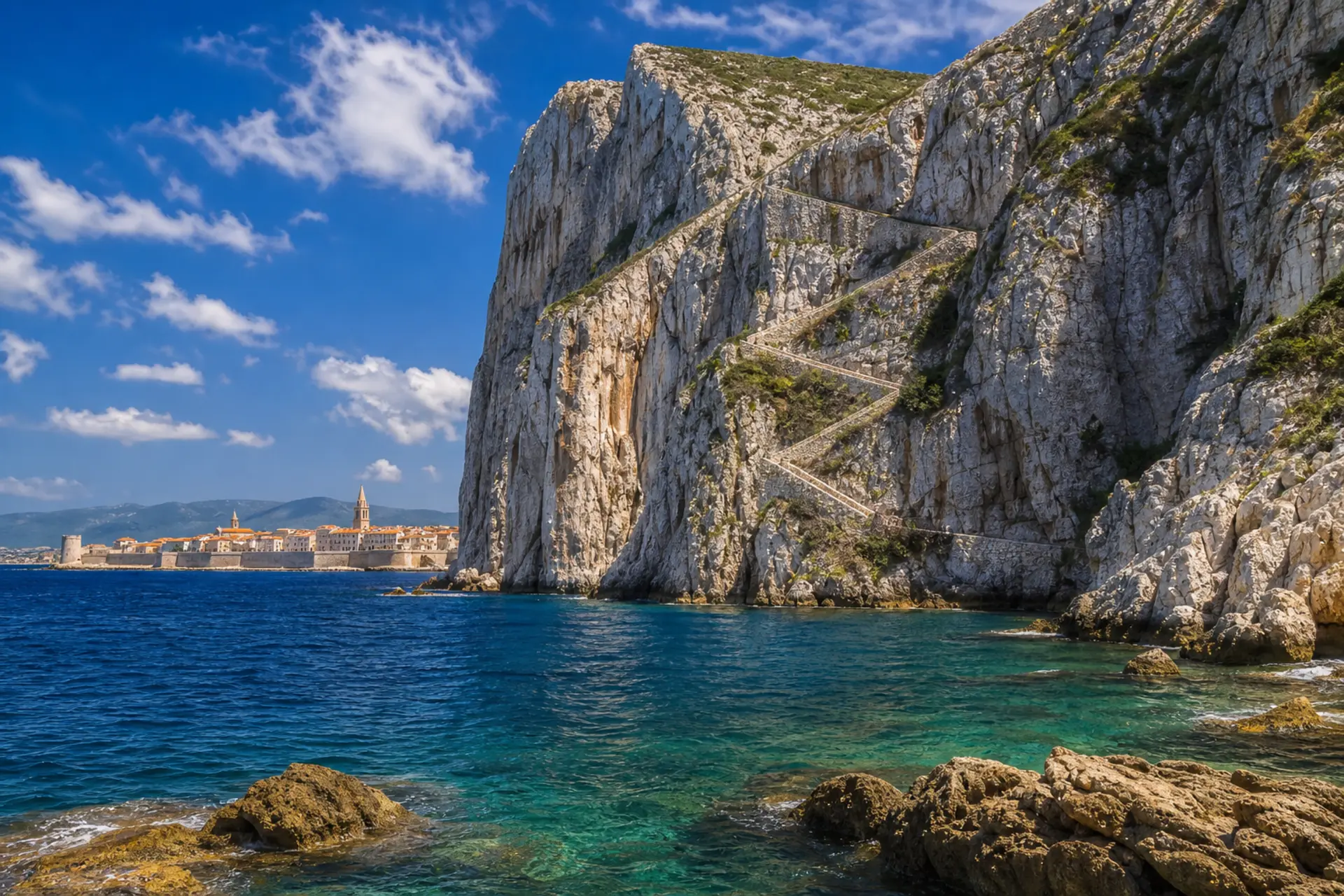 Alghero a Neptunova jeskyně