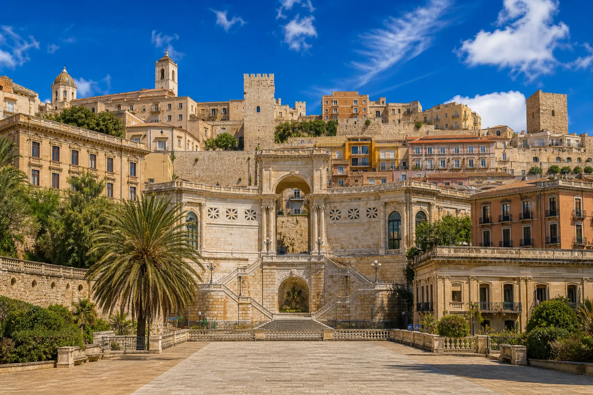 Cagliari a čtvrť Castello