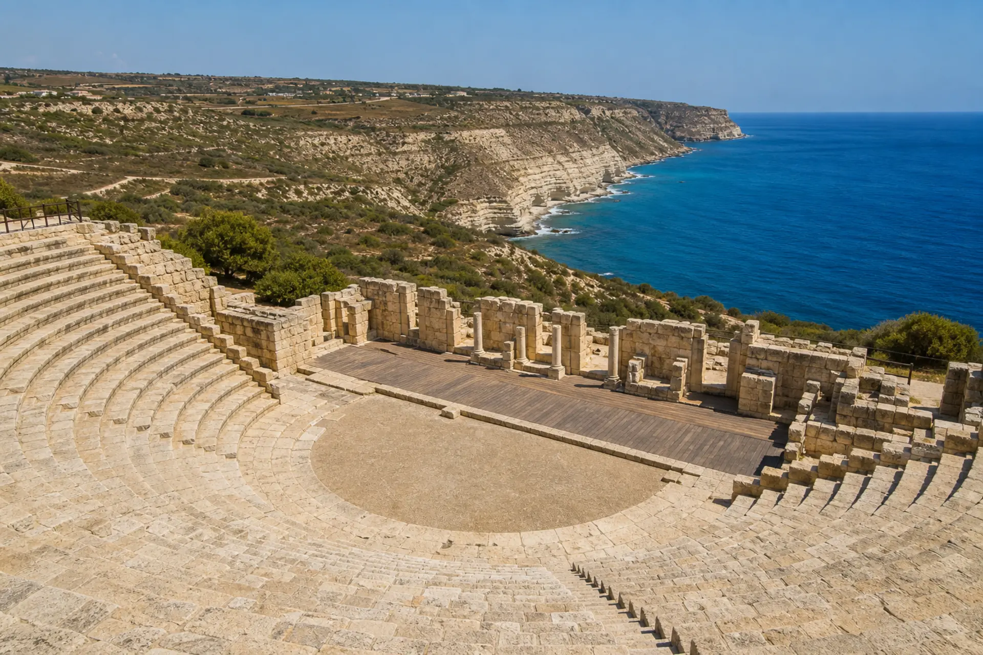 Kourion - antické divadlo nad mořem