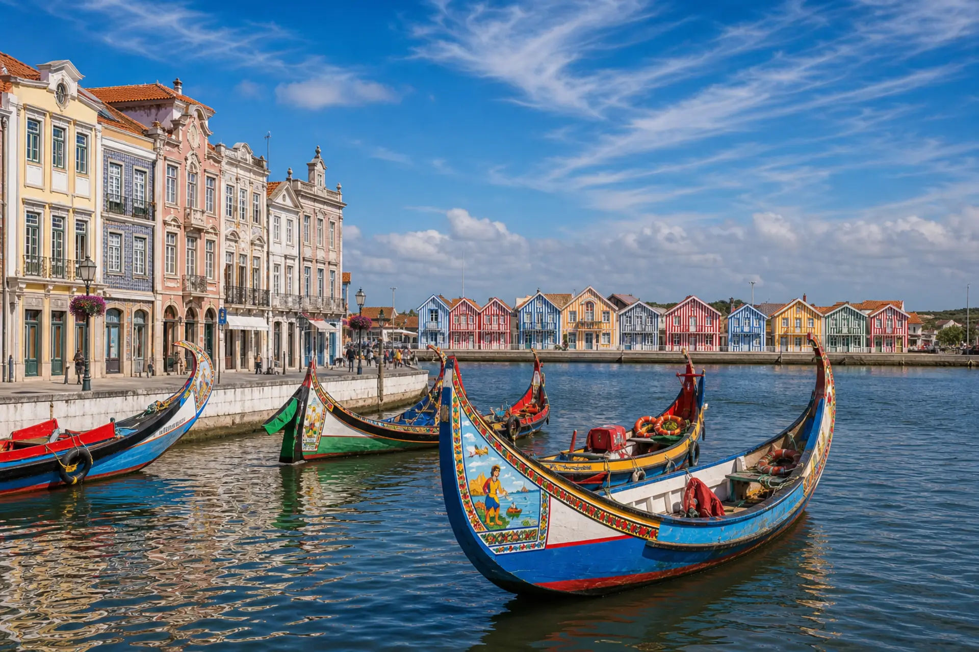 Aveiro a Costa Nova - portugalské Benátky