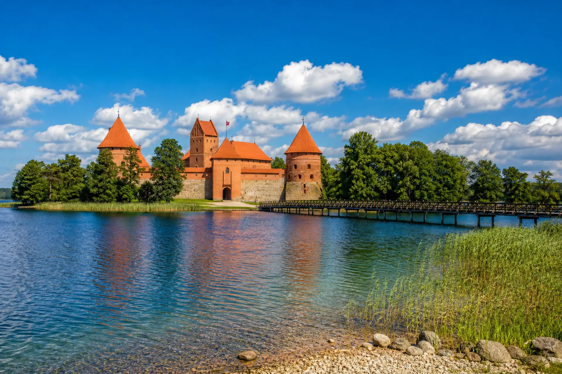 Trakai - vodní hrad na ostrově