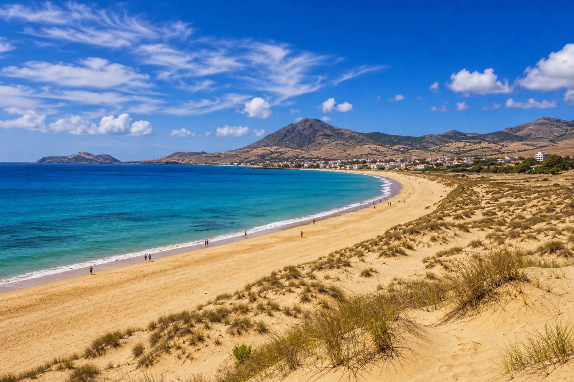 Porto Santo - zlatá písečná pláž