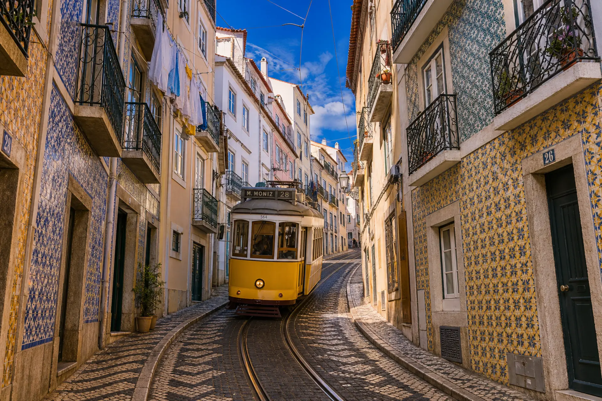 Alfama a tramvaj 28