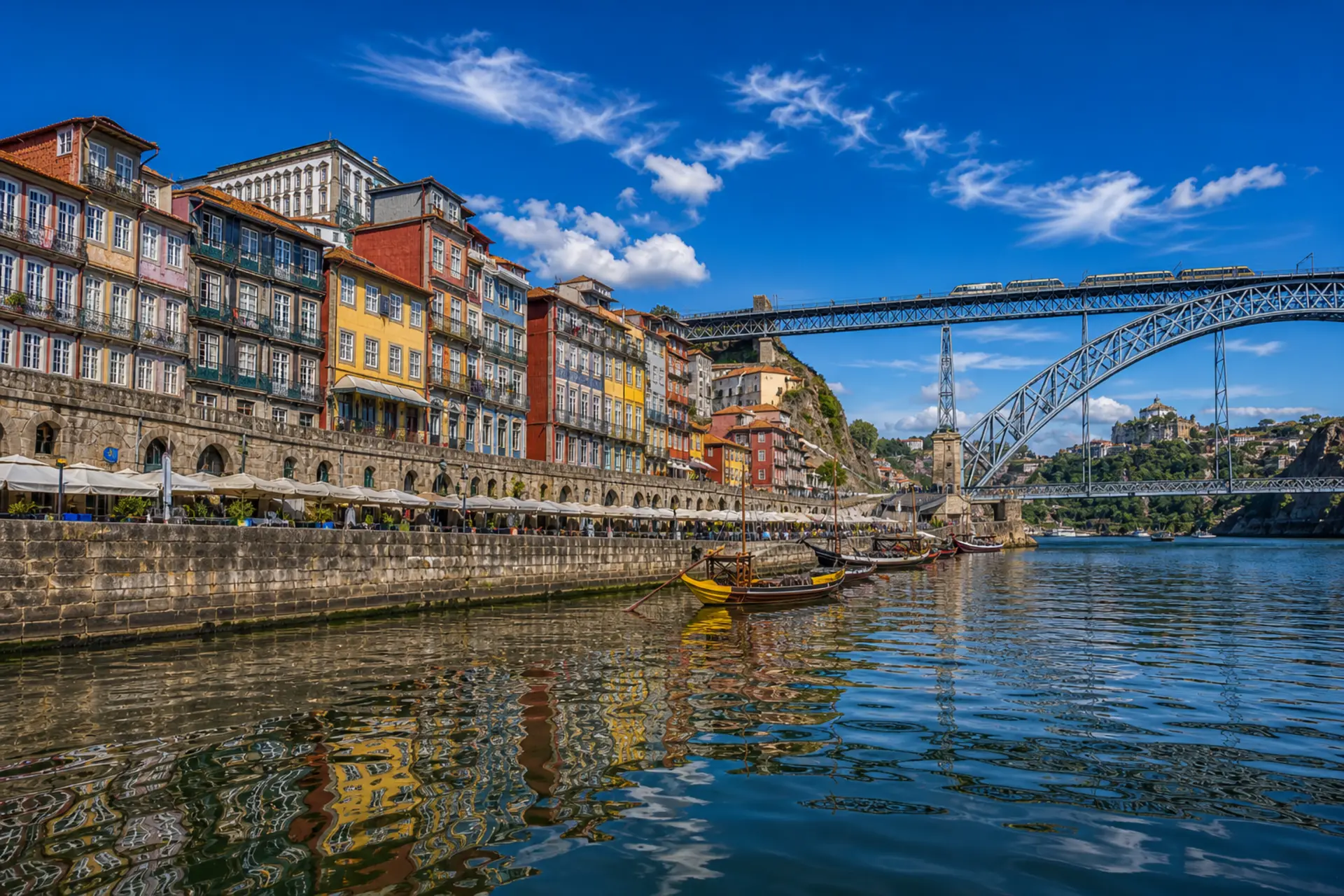 Porto - Ribeira a Ponte Dom Luís I.