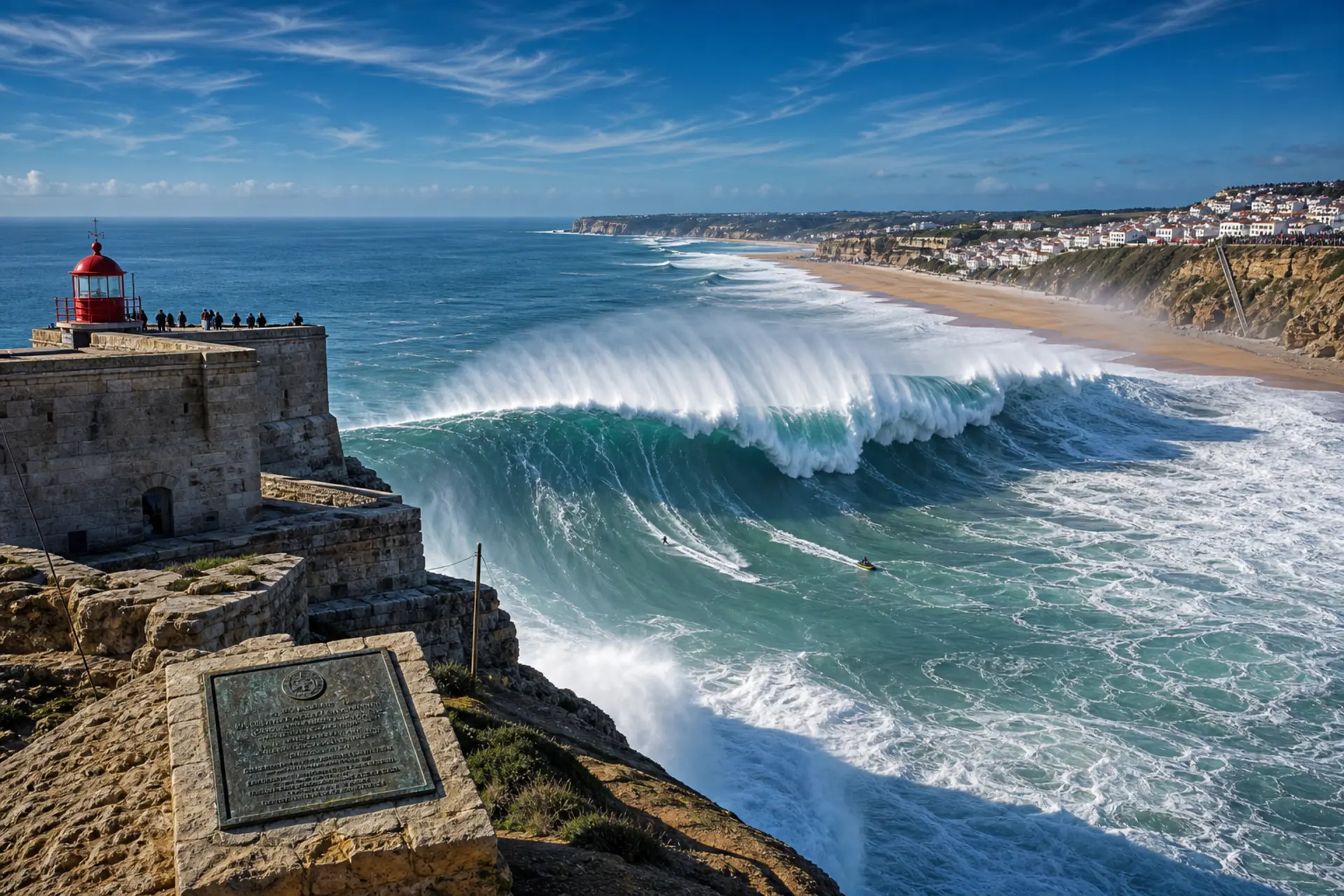 Nazaré a obří vlny