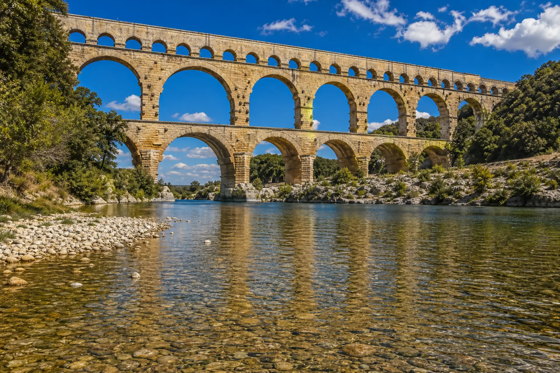 Pont du Gard - římský akvadukt