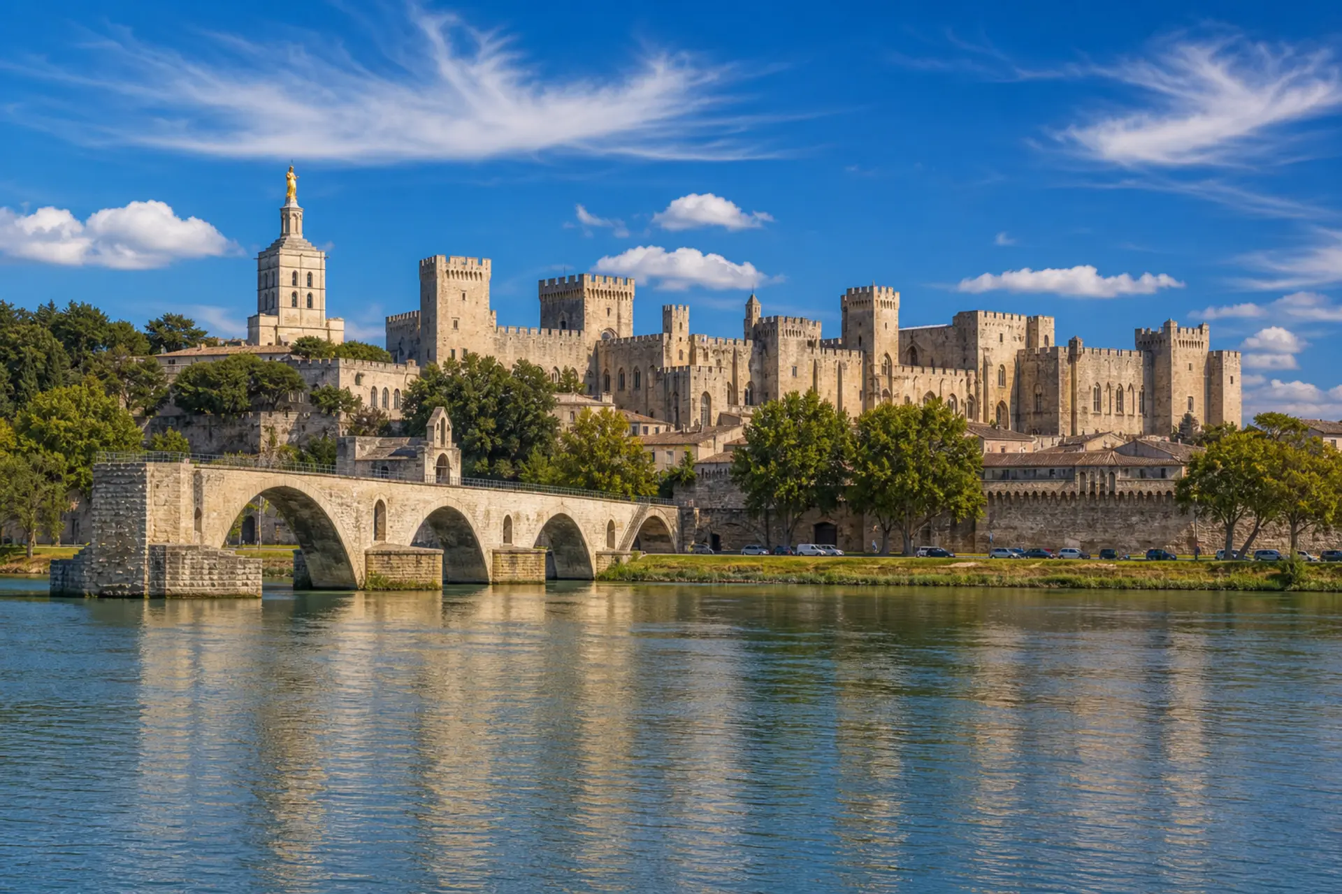 Avignon a Palác papežů