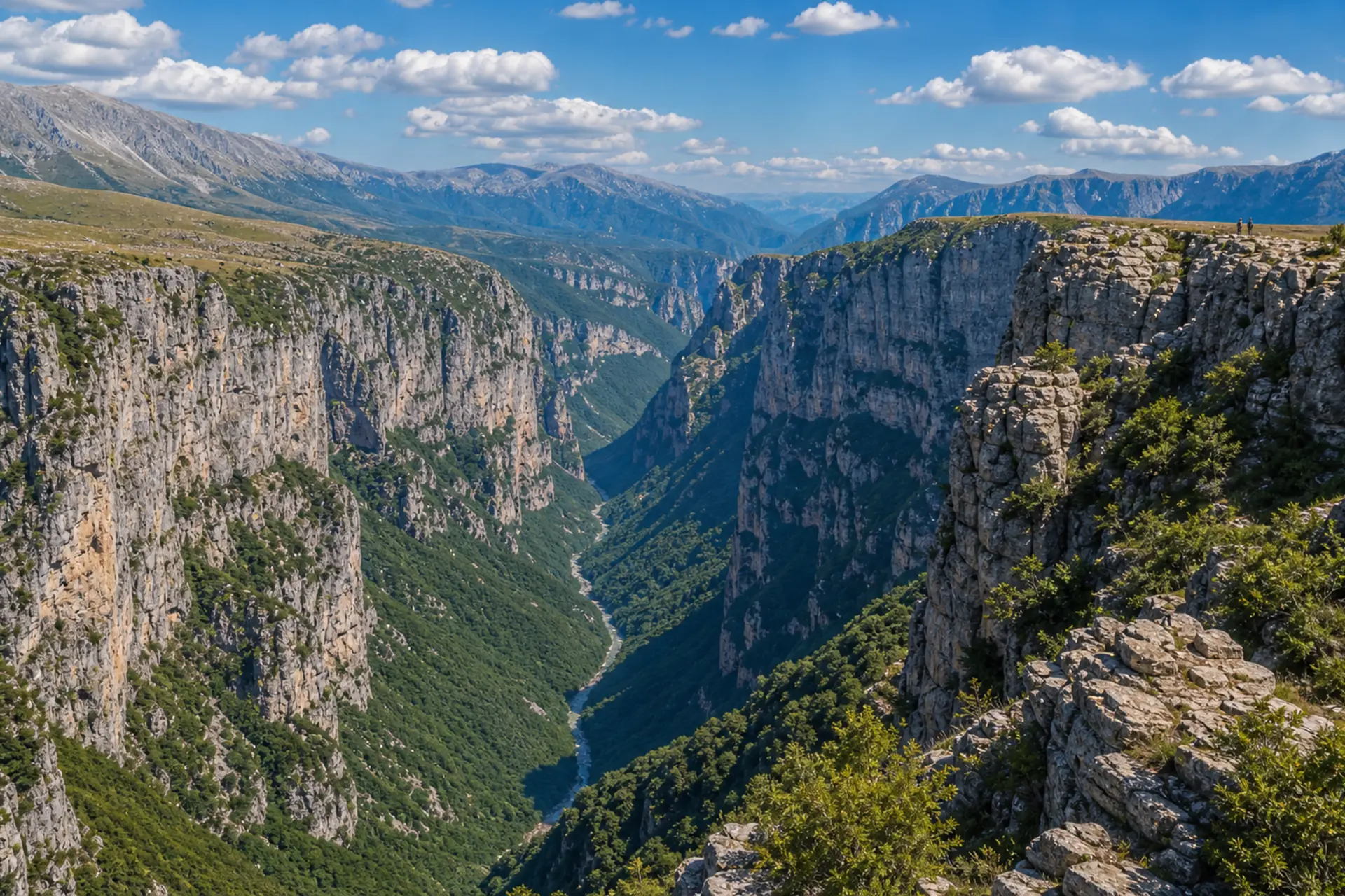 Soutěska Vikos - národní park Pindos