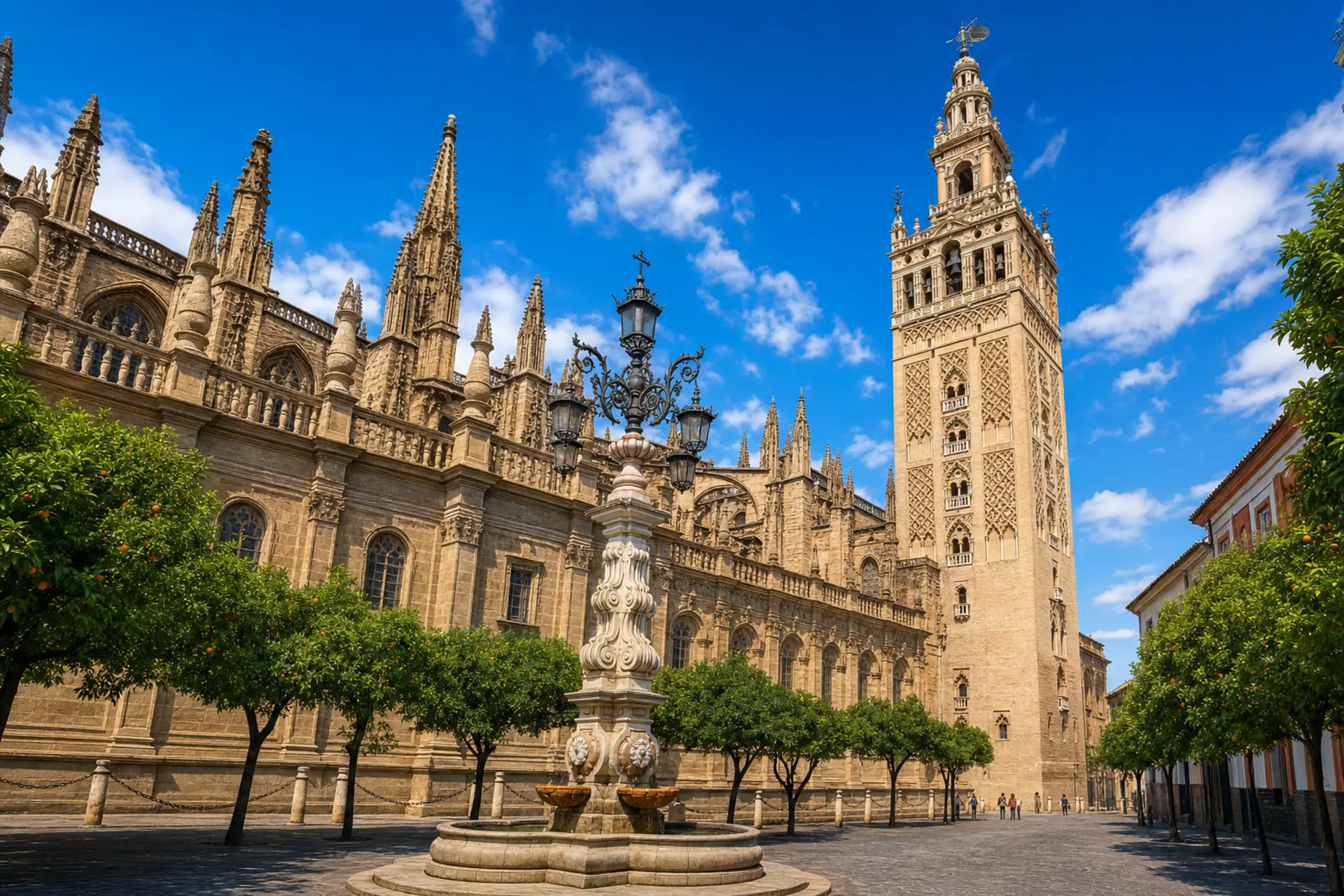 Catedral a věž Giralda