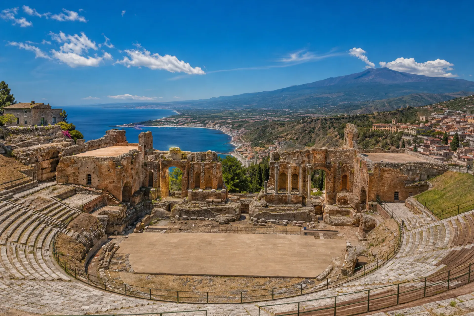Taormina a řecké divadlo