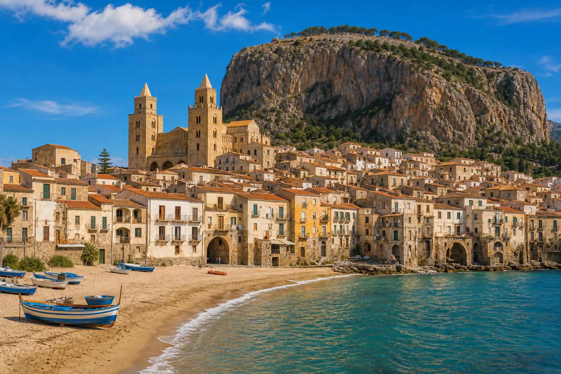 Cefalù a normanská katedrála