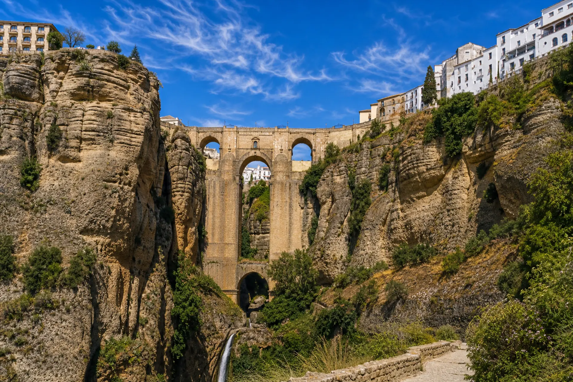 Ronda - Puente Nuevo nad kaňonem
