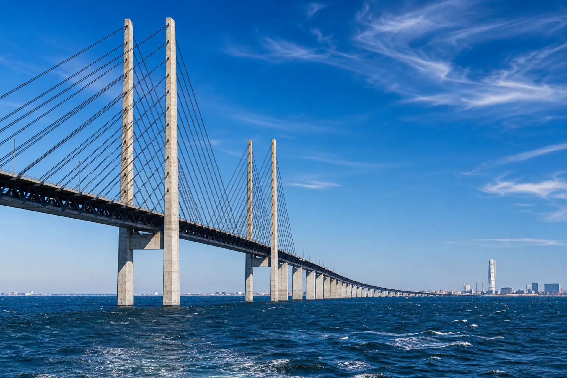 Öresundský most a Malmö