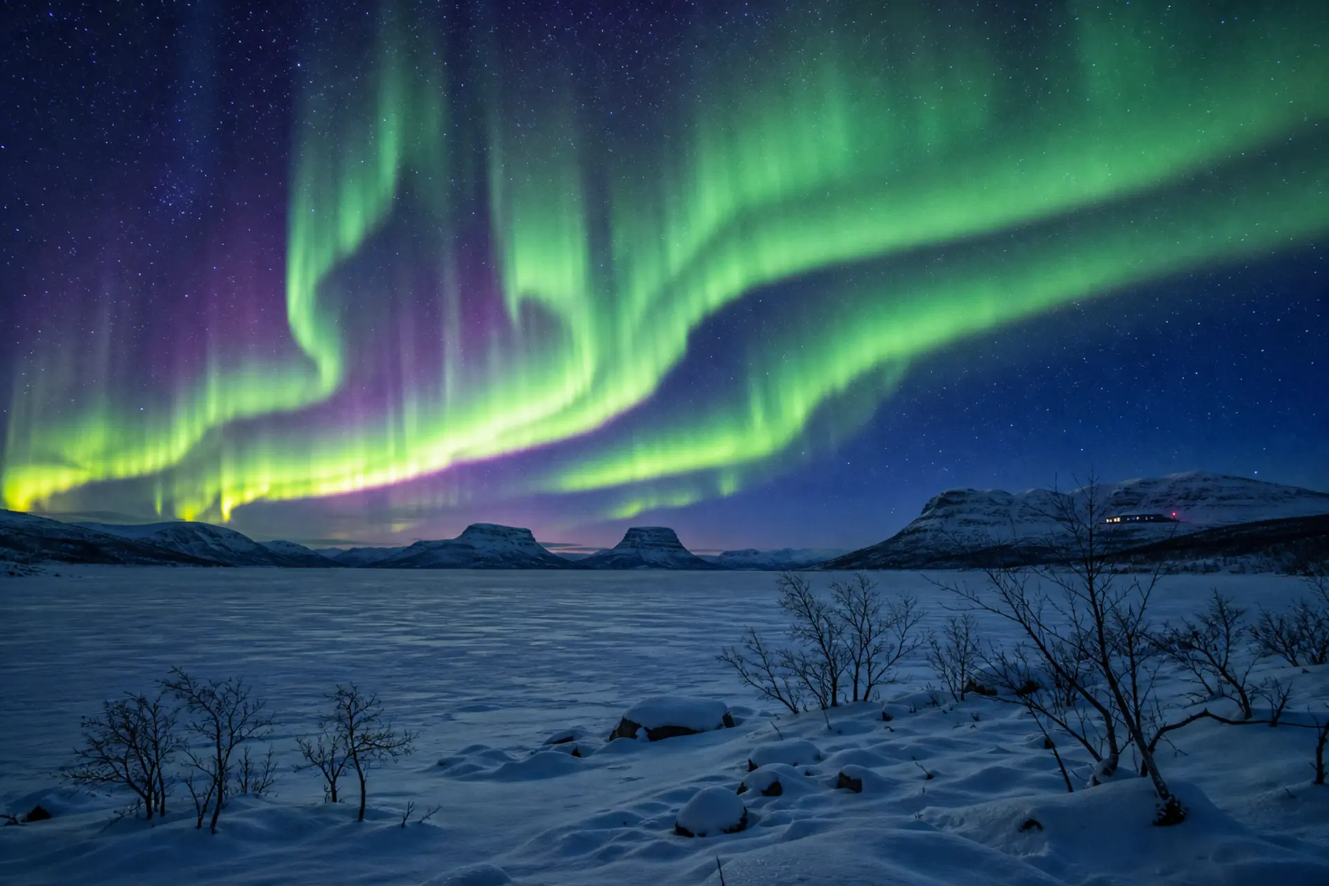 Abisko a polární záře