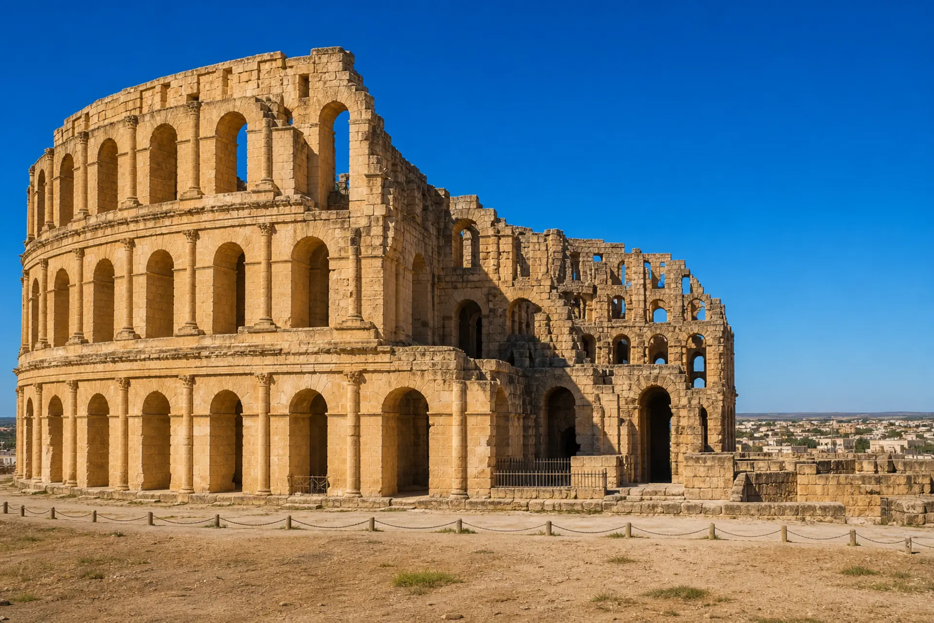 El Jem - římský amfiteátr