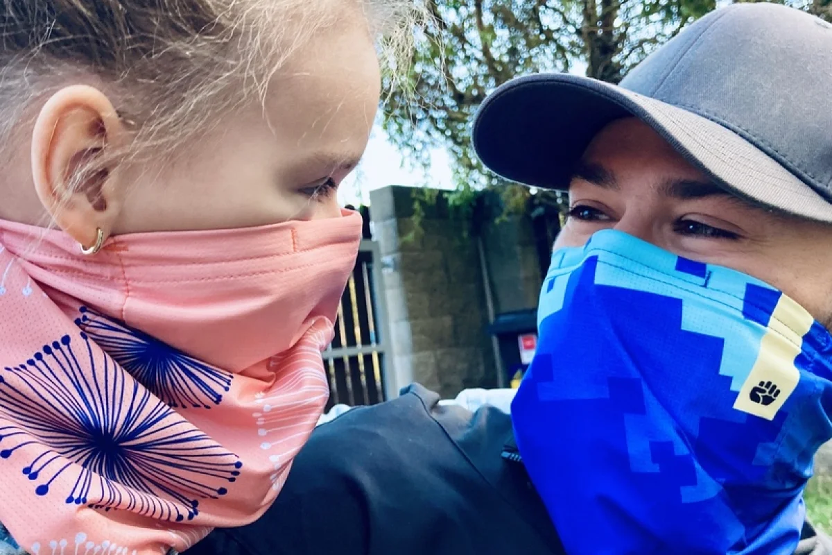 Antivirový nákrčník na podporu CF Hero: modrý - foto 07