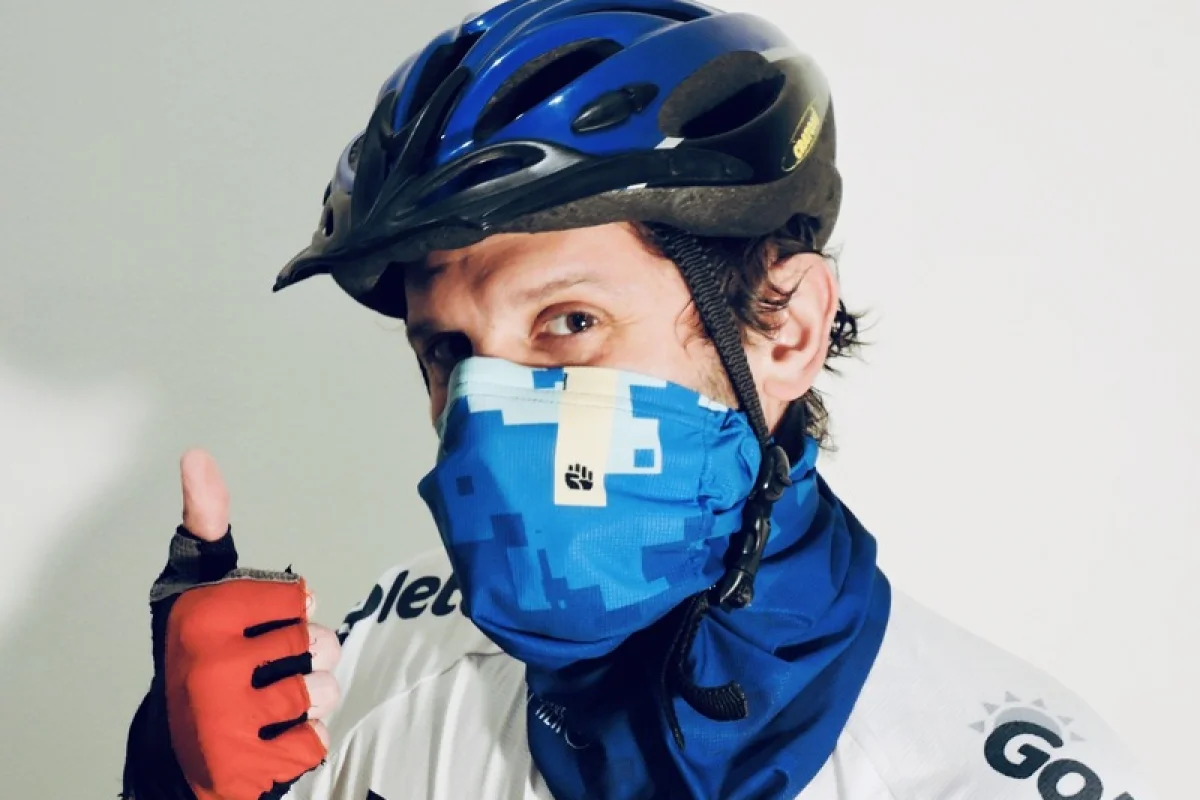 Antivirový nákrčník na podporu CF Hero: modrý - foto 10
