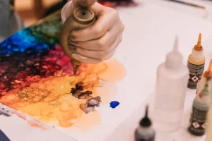 ArtMoment | Kurz abstraktního malování tuší - foto 02