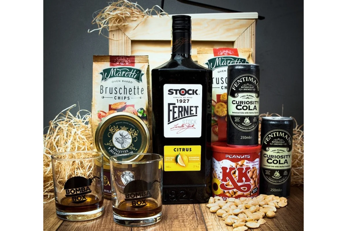 Dárková bedna s páčidlem pro muže Fernet Stock Citrus Celá ČR - foto 01