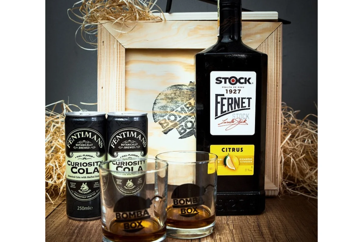 Dárková bedna s páčidlem pro muže Fernet Stock Citrus Celá ČR - foto 04