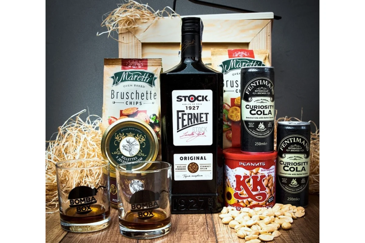 Dárková bedna s páčidlem pro muže Fernet Stock Original Celá ČR - foto 01