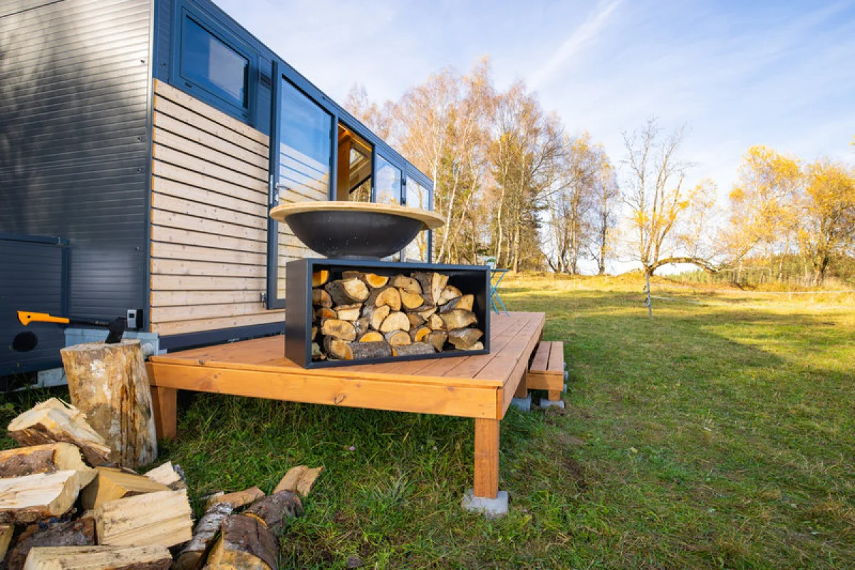 Glamping na pastvině na dvě noci - tinyhouse na Šumavě - foto 05
