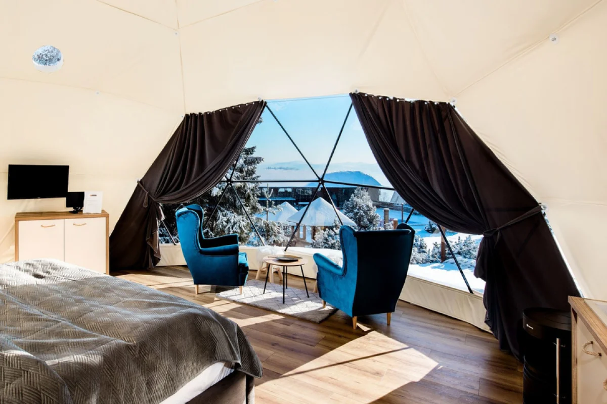 Glamping v Beskydech se snídaní a úžasně odpočinkovým wellness - foto 02
