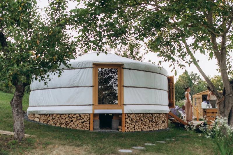 Glamping v boho jurtě u Břeclavi - foto 03
