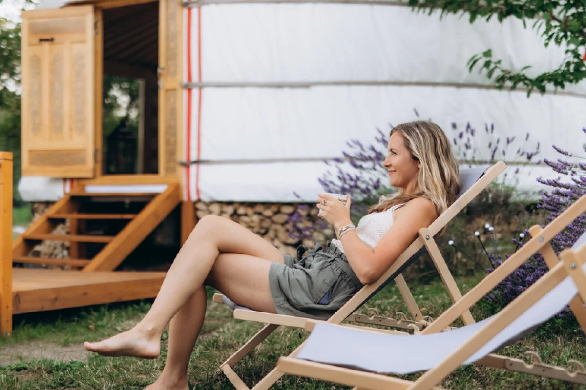 Glamping v boho jurtě u Břeclavi - foto 04