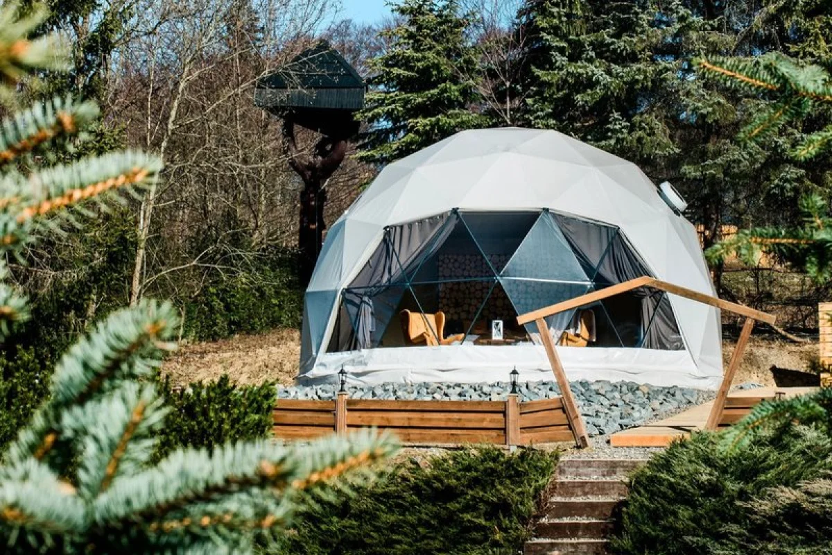 Glamping v kopuli v Beskydech - foto 03