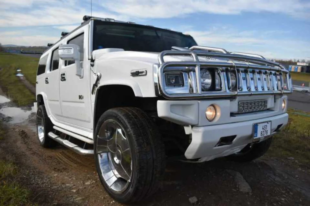 Jízda Hummerem H2 na offroad trati Polygonu u Příbrami - foto 02