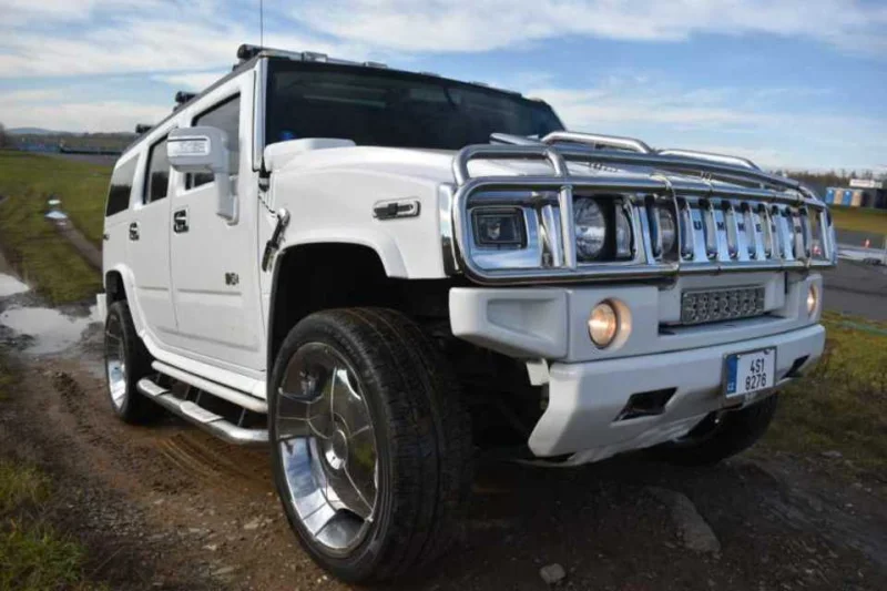 Jízda Hummerem H2 na offroad trati Polygonu u Příbrami - foto 02