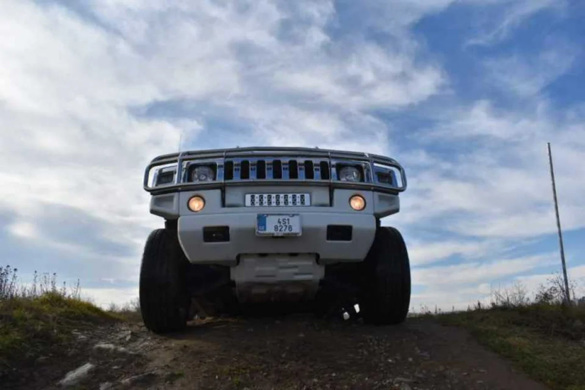 Jízda Hummerem H2 na offroad trati Polygonu u Příbrami - foto 04