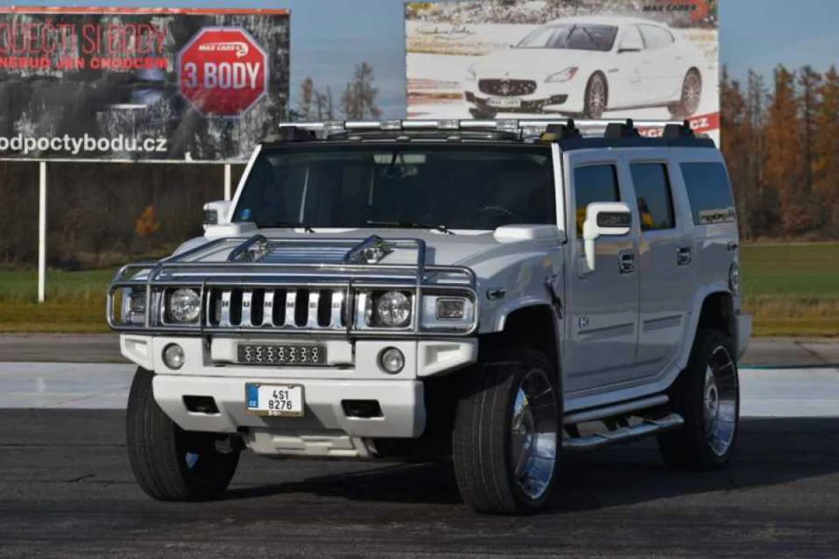 Jízda Hummerem H2 na offroad trati Polygonu u Příbrami - foto 05