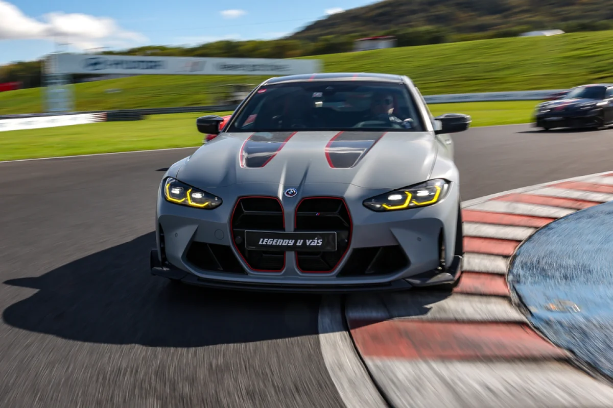 Jízda v BMW M4 CSL na okruhu Autodromu Sosnová - foto 02