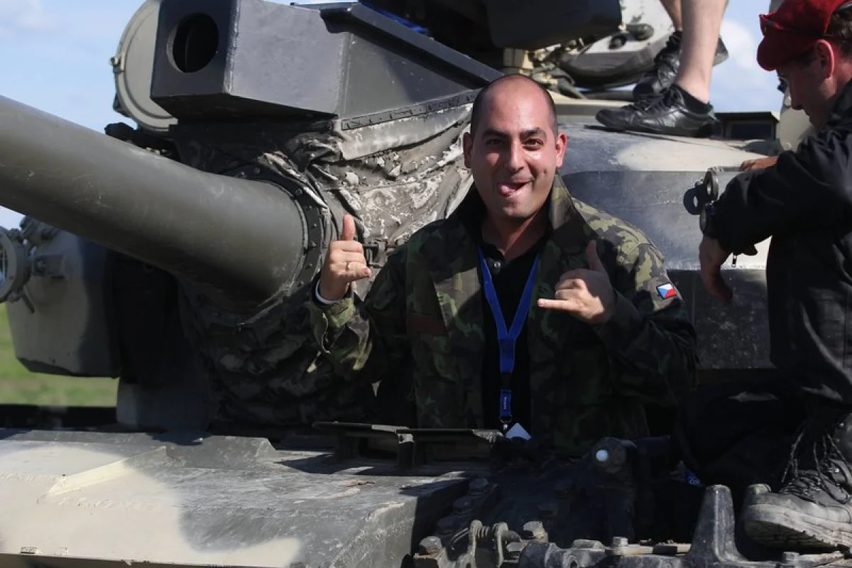 Jízda v bojovém tanku - foto 02