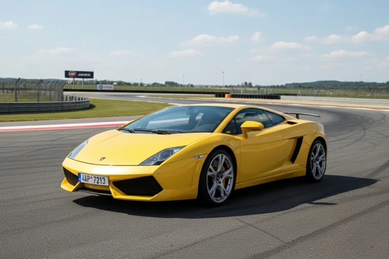 Jízda v Lamborghini Gallardo na okruhu Autodromu Sosnová - foto 02