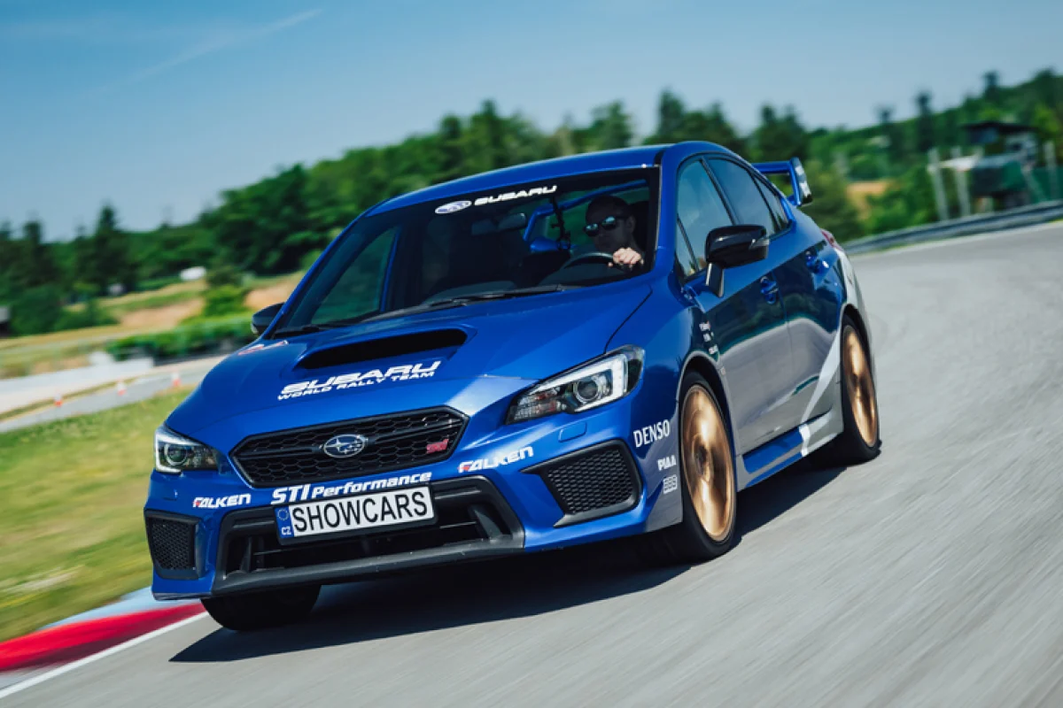 Jízda v Subaru Impreza WRX STI na velkém závodním Masarykově okruhu Brno - foto 01