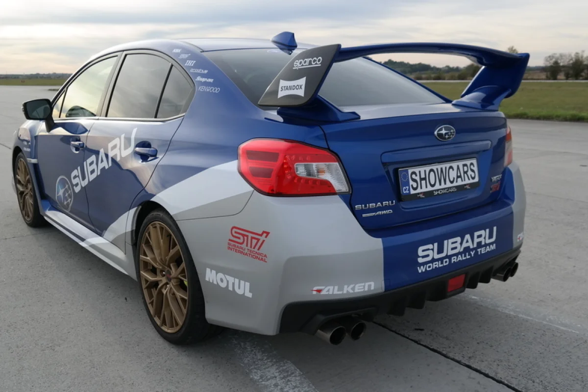 Jízda v Subaru Impreza WRX STI na velkém závodním Masarykově okruhu Brno - foto 04