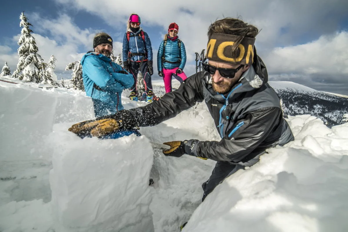 Krkonošská výprava na skialpech - foto 04