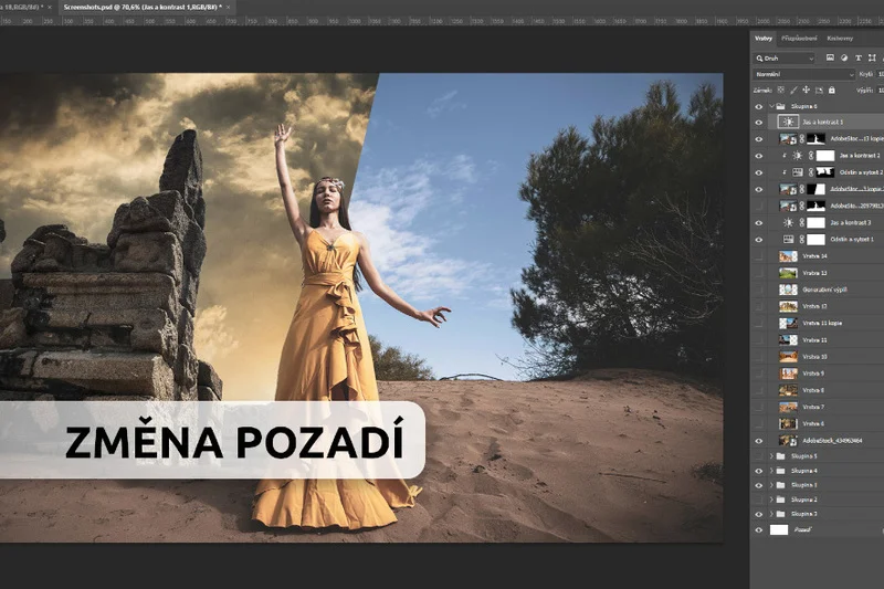 Kurz grafického designu a úpravy fotografií v Adobe Photoshop - foto 03