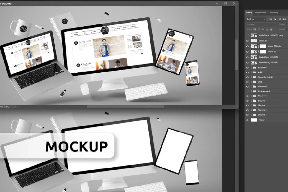 Kurz grafického designu a úpravy fotografií v Adobe Photoshop - foto 10