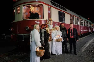 Mikulášská jízda zvláštním vlakem z Prahy - foto 01