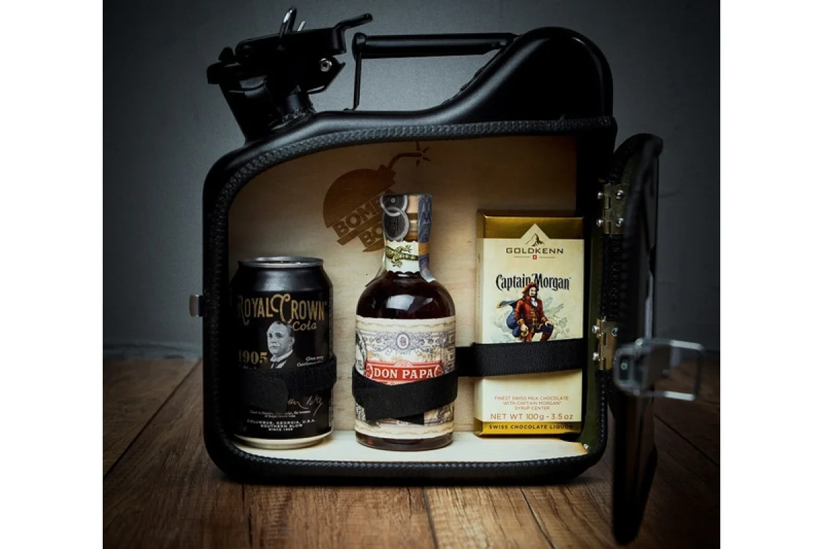 Mini kanystr bar s rumem Don Papa Celá ČR - foto 01